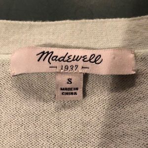 Madewell beautiful mint green cardigan